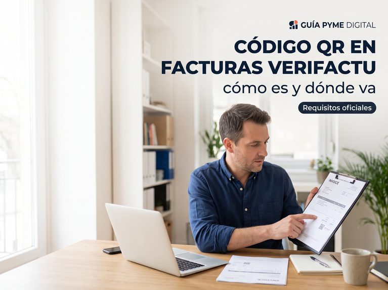 Código QR en facturas VeriFactu: cómo es y dónde va
