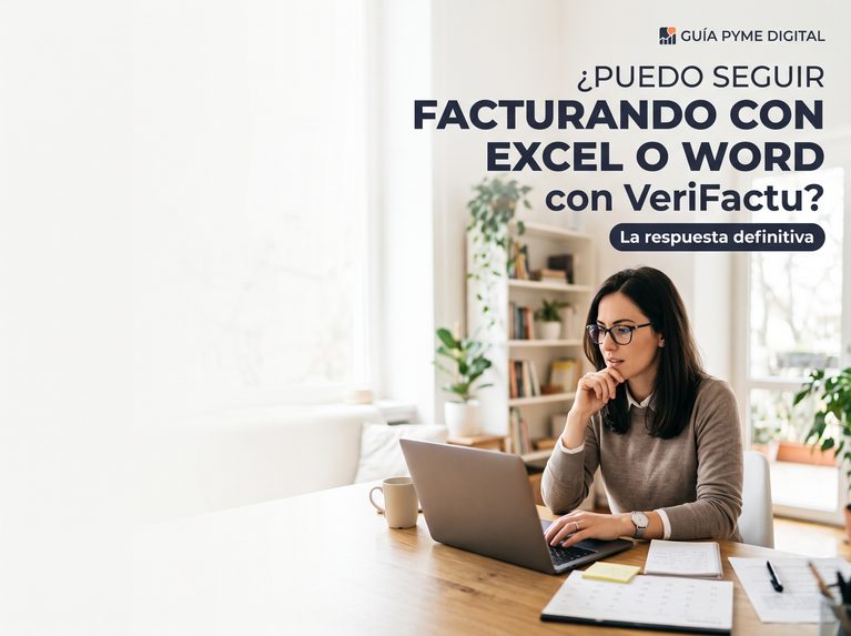¿Puedo seguir facturando con Excel o Word con VeriFactu?