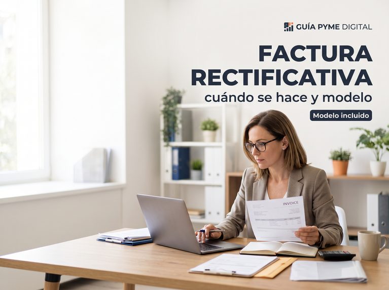 Factura rectificativa: cuándo se hace y modelo